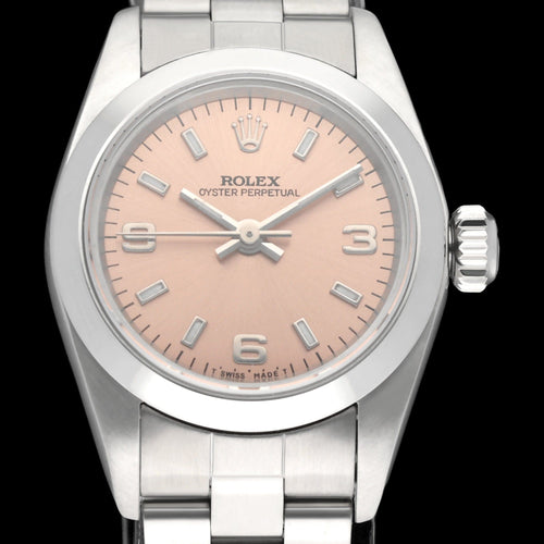 Montre Rolex Oyster Perpetual - Montre femme 26 mm réf. 67180 en acier 58 Facettes ROL/OOP/189