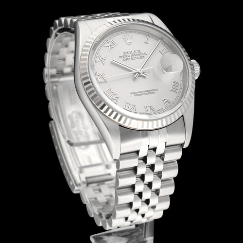 Montre Rolex Datejust - Montre automatique 36 mm en acier (réf. 16234) 58 Facettes ROL/DJ1/1347