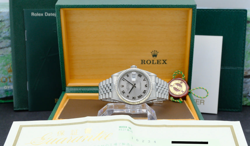 Montre Rolex Datejust - Montre automatique 36 mm en acier (réf. 16234) 58 Facettes ROL/DJ1/1347