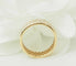 Bague 55 Bague alliance pavée de diamants en or jaune 18 kt 58 Facettes 33676