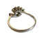Bague 52 Bague Art déco (vers 1945) en or 18 k avec diamants et saphir 58 Facettes Q325B(965)