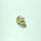 Bague 57 Bague ajourée contemporaine en or jaune 18 carats, taille 57 58 Facettes 260080