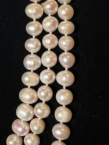 Collier Sautoir 145 perles de culture d’eau douce baroques, 120 cm 58 Facettes 889