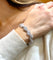 Bracelet Bracelet en or blanc 18 carats et platine serti de diamants naturels 58 Facettes orplat