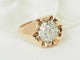 Bague 58 Bague Tank en or rose et blanc 18 ct et diamants 58 Facettes 33624