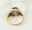 Bague 58 Bague Tank en or rose et blanc 18 ct et diamants 58 Facettes 33624