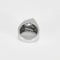 Bague 43.5 Élégante bague chevalière mouvementée en platine et diamants 58 Facettes B250614