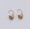 Boucles d'oreilles Boucles d'oreilles dormeuses anciennes en or rose 18K, perles et diamants 58 Facettes LH/151