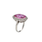 Bague Bague Art Déco Verneuil Rose & Roses de Diamants – Or Gris 18k – Taille 53 – Vers 1930 58 Facettes FB11453