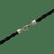Collier Collier Pendentif Perle de Tahiti 13,6 mm & Diamants 0,20 ct G-VS – Or Gris 18k – Cordon 58 Facettes FB11482