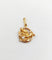 Pendentif Pendentif antique chimère ou griffon ailé en or rose 18k avec perle 58 Facettes A06776