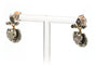 Boucles d'oreilles Napoléon III - Boucles d'oreilles en or jaune, argent et diamants 58 Facettes 22839
