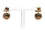 Boucles d'oreilles Napoléon III - Boucles d'oreilles en or jaune, argent et diamants 58 Facettes 22839