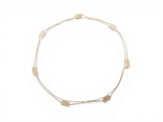 Collier Mauboussin - Collier sautoir Une Galerie rue de Seine en or jaune 18k 58 Facettes 273754