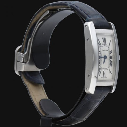 Montre Cartier Montre Tank Américaine Pm 58 Facettes MT44428