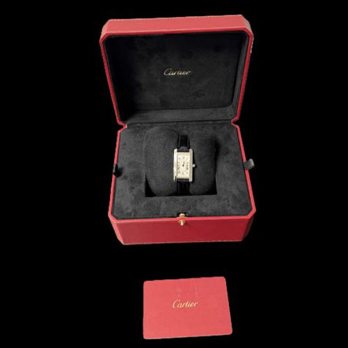 Montre Cartier Montre Tank Américaine Pm 58 Facettes MT44428