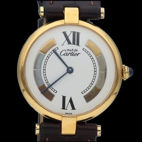 Montre Cartier Montre Must De Cartier Vermeil 58 Facettes MT46000