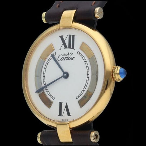Montre Cartier Montre Must De Cartier Vermeil 58 Facettes MT46000
