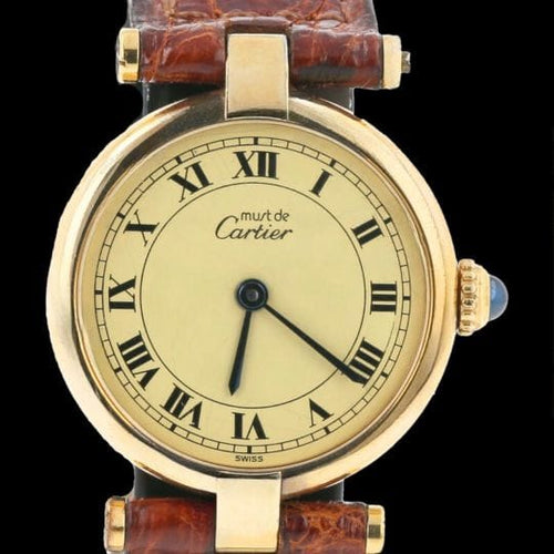 Montre Cartier Montre Must De Cartier Vermeil 58 Facettes MT46001