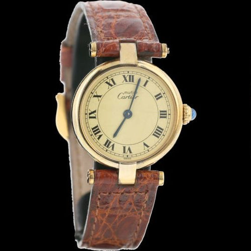 Montre Cartier Montre Must De Cartier Vermeil 58 Facettes MT46001