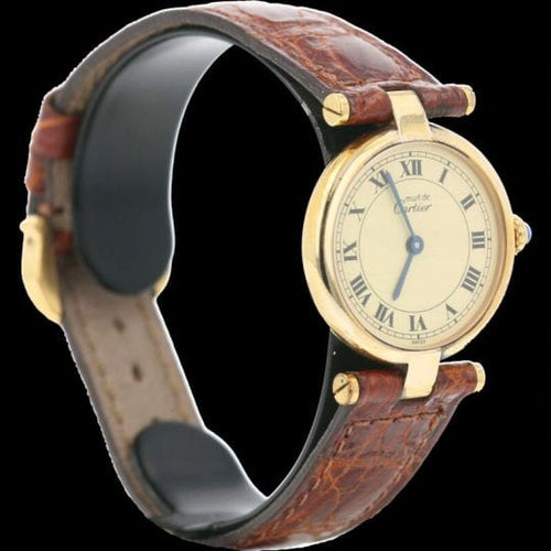 Montre Cartier Montre Must De Cartier Vermeil 58 Facettes MT46001