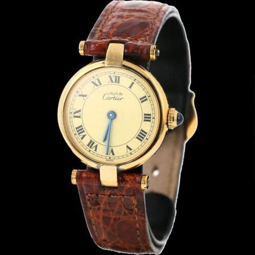 Montre Cartier Montre Must De Cartier Vermeil 58 Facettes MT46001