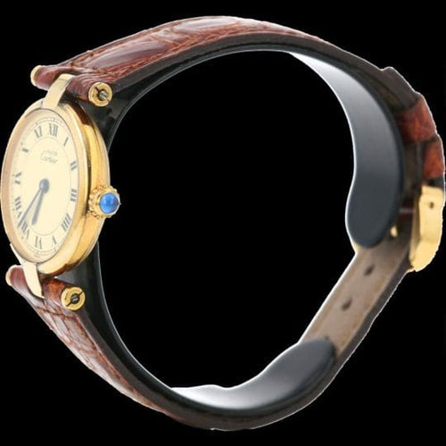 Montre Cartier Montre Must De Cartier Vermeil 58 Facettes MT46001