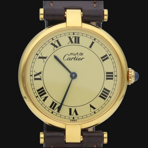 Montre Cartier Montre Must De Cartier Vermeil 58 Facettes MT46002