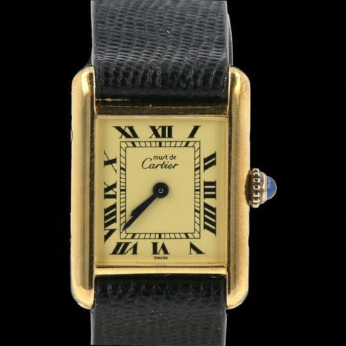 Montre Cartier Montre Tank Vermeil 58 Facettes MT46011
