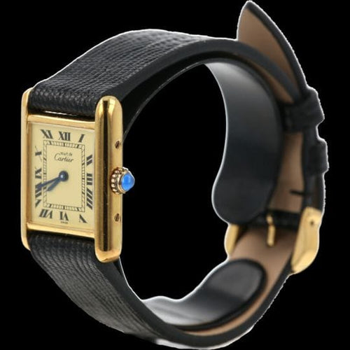 Montre Cartier Montre Tank Vermeil 58 Facettes MT46011