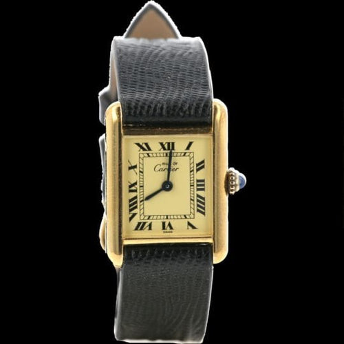 Montre Cartier Montre Tank Vermeil 58 Facettes MT46011