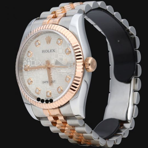 Montre Rolex Montre Date Just 36 58 Facettes MT45937