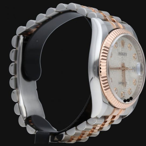 Montre Rolex Montre Date Just 36 58 Facettes MT45937