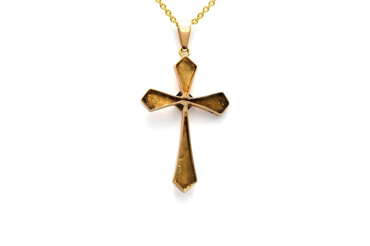 Pendentif Art déco - Pendentif en or jaune et blanc 18 carats et perle 58 Facettes 23656