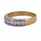 Bague 61 Bague vintage - Alliance en or jaune 18 kt et diamants 58 Facettes AN488 '(0089)