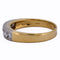 Bague 61 Bague vintage - Alliance en or jaune 18 kt et diamants 58 Facettes AN488 '(0089)
