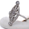 Bague 52 Bague Art déco en platine 950 avec diamants taille ancienne 58 Facettes AN458 (0579)