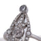 Bague 52 Bague Art déco en platine 950 avec diamants taille ancienne 58 Facettes AN458 (0579)