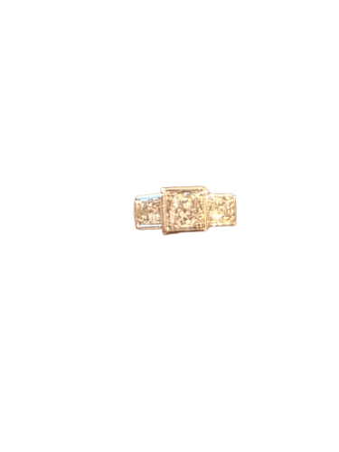 Bague 52 Bague trilogie Art déco en or blanc 18 carats et platine, diamants 58 Facettes as
