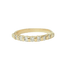 Bague 48 Demi-alliance en or jaune et diamants 0,45 ct 58 Facettes 33653