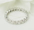 Bague 59 Alliance américaine - Bague en or blanc 18 kt et diamants 1,26 ct 58 Facettes 33677