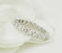Bague 59 Alliance américaine - Bague en or blanc 18 kt et diamants 1,26 ct 58 Facettes 33677
