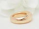 Bague 50 Chaumet - Bague jonc en or rose 18 kt 58 Facettes 33666