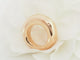 Bague 50 Chaumet - Bague jonc en or rose 18 kt 58 Facettes 33666