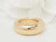 Bague 50 Chaumet - Bague jonc en or rose 18 kt 58 Facettes 33666