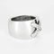 Bague 57 CHAUMET - Bague double lien en or gris et diamants 58 Facettes B250660