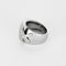 Bague 57 CHAUMET - Bague double lien en or gris et diamants 58 Facettes B250660