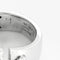 Bague 57 CHAUMET - Bague double lien en or gris et diamants 58 Facettes B250660