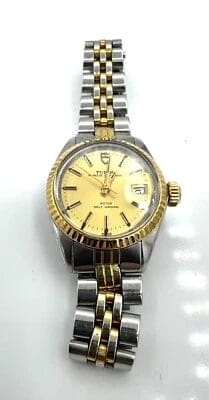 Montre Tudor Princess Oysterdate - Montre femme en acier et or 58 Facettes 230468