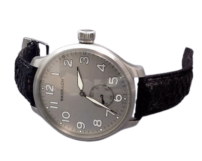 Montre Raidillon - Montre mécanique série limitée n°1 en acier sur cuir 58 Facettes 170096